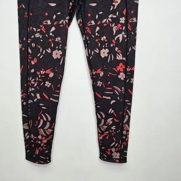 Sweaty Betty Legging Crop Printed Size XL Stretch Womens Athletic Gym Yoga Run - Picture 5 of 9